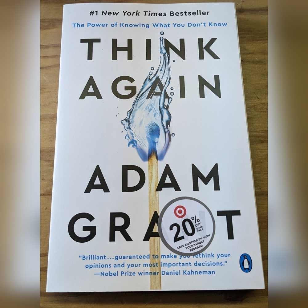 New Think Again By Adam Grant, The Power Of Knowing What You Don't Know, T3MIS
